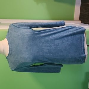 Under Armour Heatgear 3/4 sleeve blue top